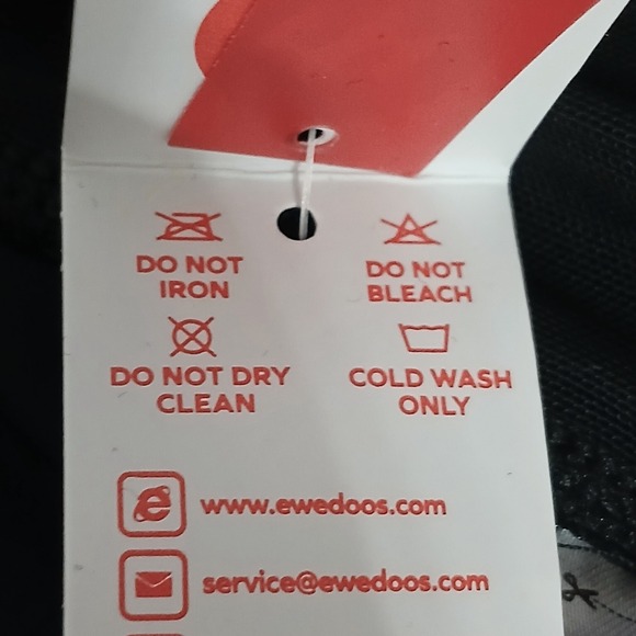 Ewedoos Womens Black Athletic Skort Tummy Control Tennis Golf Skirt with Pocket - Picture 10 of 12